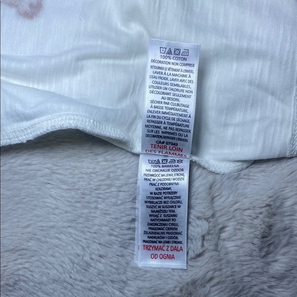 C.C White and Brown Lion Graphic Tank Top - Picture 6 of 8